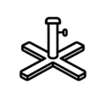 Cross-shaped