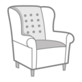 High Back Armchair