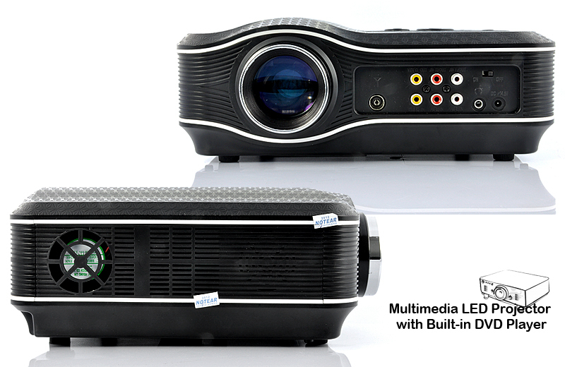 OEM CVXNE207 Multimedia LED Projector with Builtin DVD Player