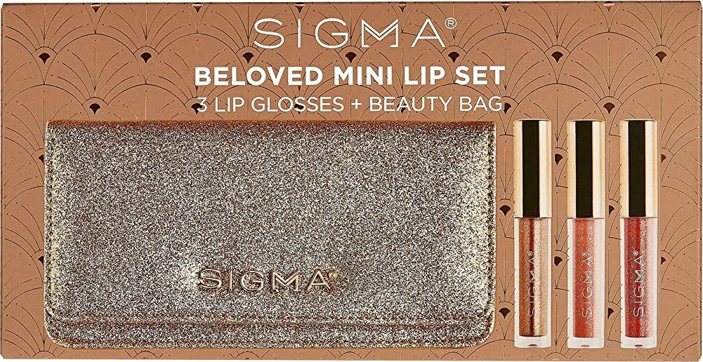 Sigma Beloved Mini Lip Set Cor De Rosa Lipgloss In Cor De Rosa Lilac