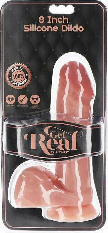 Toyjoy Get Real Dildo With Balls Cm Natural Skroutz Gr