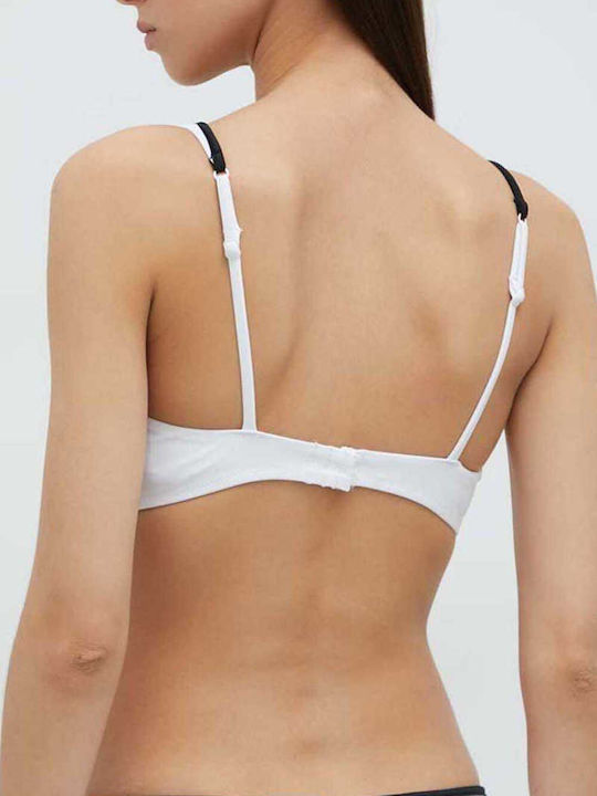 Karl Lagerfeld Bikini Μπουστάκι Λευκό 230W2202 100 Skroutz gr