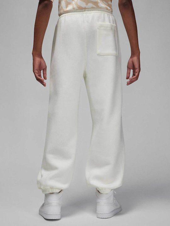 Nike Pantaloni de trening cu elastic Fleece - Polar Alb