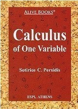 Calculus of One Variable