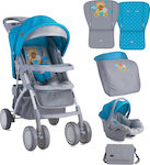 Lorelli Bertoni Rio Set 2 in 1 10020641718 Blue & Grey Hello Bear