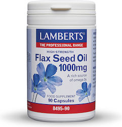Lamberts Flax Seed Oil 1000mg 90 κάψουλες