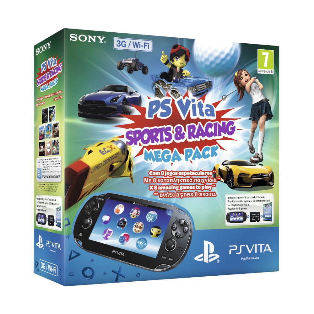 Sony Playstation Vita G Wi Fi Psvita Sports Racing Mega