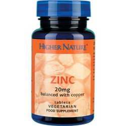 Higher Nature Zinc Powder 20mg 48gr