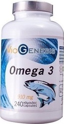 Viogenesis Omega 3 Fish Oil 910mg 240 κάψουλες