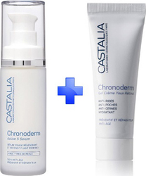 Castalia Set Chronoderm Serum & Κρέμα Ματιών
