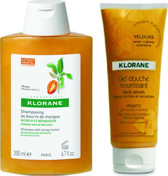 Klorane Set Σαμπουάν Μάνγκο & Αφρόλουτρο Θρεπτική Κρέμα