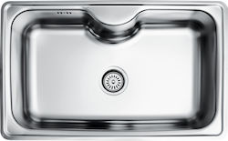 Fortinox Arena 22080 108-22080-110 22080-110 Drop-In Мивка Inox Сатен Ш80xД50см Сребрист