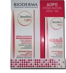 Bioderma Set Sensibio Κρέμα Light & Κρέμα Gel Ματιών