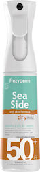 Frezyderm Sea Side Dry Mist Αδιάβροχη Αντηλιακή Лосион За лице и тяло SPF50 във формата на Спрей 300мл