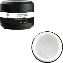 Peggy Sage Gloss Finishing UV Gel Pailleté Or