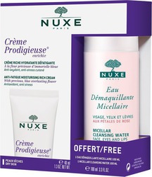 Nuxe Set Prodigieuse Κρέμα (Ξηρές) & Καθαριστικό Προσώπου