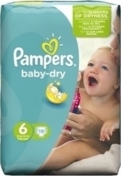 Pampers Baby Dry No 6 (16+ Kg) 19τμχ