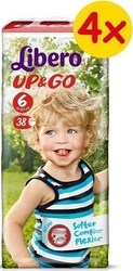 Libero Up & Go Super Pack No 6 (13-20kg) 4*38τμχ