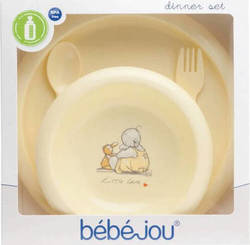 Bebejou Σετ Φαγητού Humphreys Yellow, 4τμχ