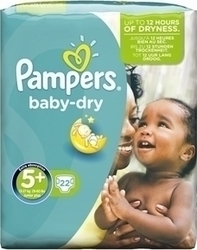 Pampers Baby Dry No 5+ (13-27Kg) 22 τμχ