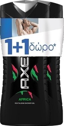 Axe Africa Shower Gel 400ml x2