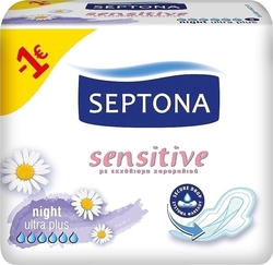 Septona Sensitive Night 8τμχ