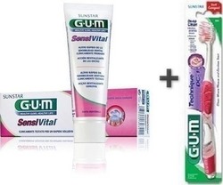 GUM Sensivital 75ml + Οδοντόβουρτσα