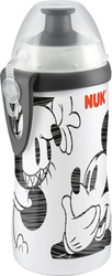 Nuk Παγουράκι Junior Cup Mickey με Καπάκι Push-pull Γκρι, 300ml