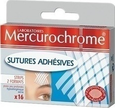 Mercurochrome Αυτοκόλλητα Ράμματα 16τμχ