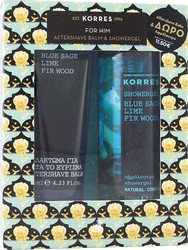 Korres Set Blue Sage Aftershave Balm & Αφρόλουτρο