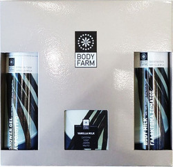 Bodyfarm Set Vanilla Milk Κρέμα Σώματος, Σαπούνι & Αφρόλουτρο