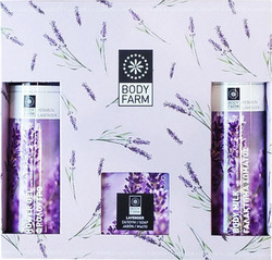 Bodyfarm Set Lavender Κρέμα Σώματος, Αφρόλουτρο & Σαπούνι