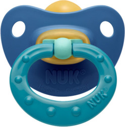 Nuk Classic Soft Καουτσούκ Μπλε - Πράσινη 6-18m 1τμχ
