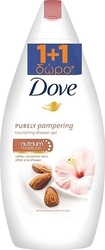 Dove Purely Pampering Almond Cream Body Wash 750ml x2