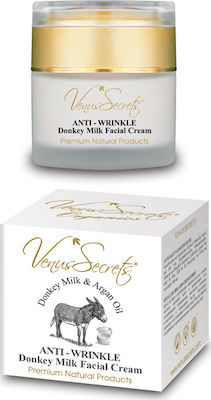 Venus Secrets Anti Wrinkle Κρέμα Προσώπου για Ενυδάτωση & Αντιγήρανση με Aloe Vera & Ρετινόλη 50ml