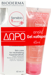 Bioderma Set Sensibio Κρέμα Tolerance+ & Gel Καθαρισμού