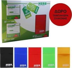 Herb Micro Filter 24τμχ & Θήκη Σιλικόνης Κίτρινη