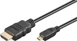 De Tech HDMI 1.4 Cable HDMI male - micro HDMI male 1.5m (1202)