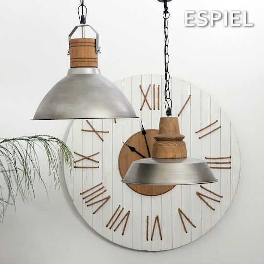 Espiel Κρεμαστό Φωτιστικό Καφέ 36εκ.