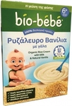 Bio-Bebe Βρεφική Κρέμα Ρυζάλευρο Βανίλια με Γάλα 6m+ 200gr