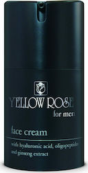 Yellow Rose Men Cremă Față pentru Hidratare cu Acid Hialuronic și Aloe Vera 50ml