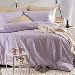 Rythmos Σετ Σεντόνια Υπέρδιπλα 220x260 Bohemian Next Μωβ