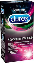 Durex Προφυλακτικά Orgasm Intense 10τμχ 56mm με Ραβδώσεις
