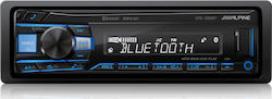 Alpine Автомобилна Аудио Система 1DIN (Блутут/USB) с Детачируем преден панел