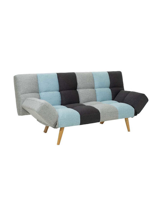 Freddo Three-Seater Fabric Sofa Bed Multicolour 182x81cm