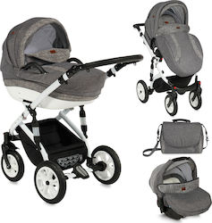 Lorelli Bertoni Mia 3 in 1 with Air Wheels Grey