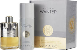 Azzaro Wanted Eau de Toilette 100ml & Deodorant 150ml