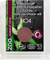 Zao Pearly Eyeshadow Refill 104 Garnet
