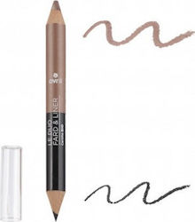 avril 2 In 1 Eyeshadow & Liner Noir Charbon/ Taupe Nacré