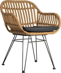 Πολυθρόνα Malibu Μπεζ 61x63x80εκ.